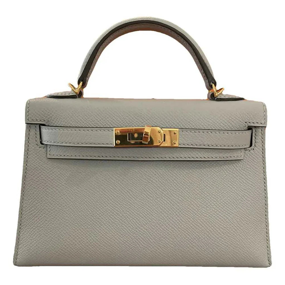 HRMS Kelly Mini Sac à main Gris