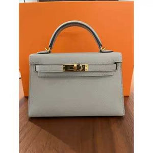 HRMS Kelly Mini Sac à main Gris