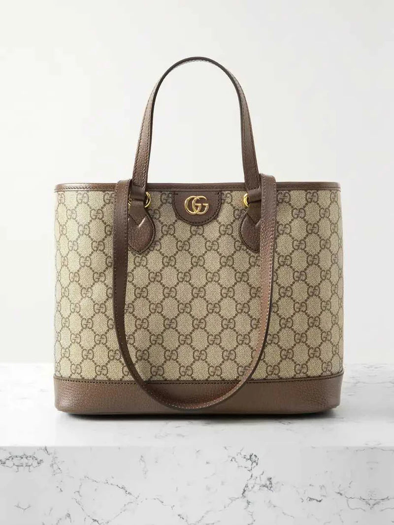 GG Sac porté épaule en toile enduite