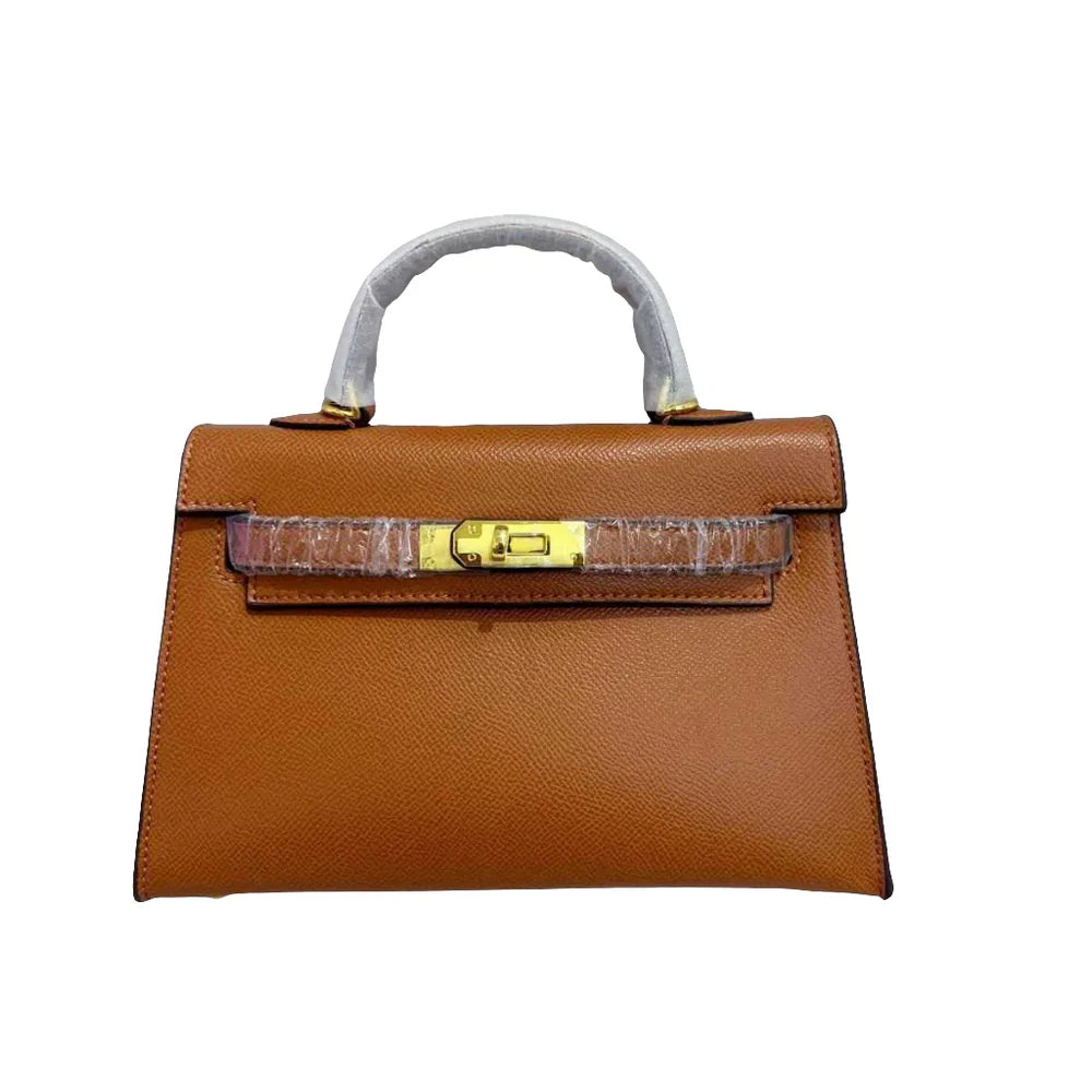 HRMS Sac baguette Kelly Mini Marron