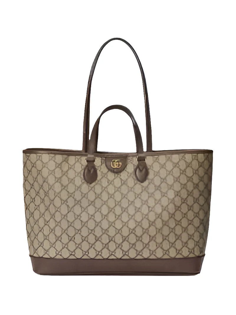 GG Sac porté épaule en toile enduite