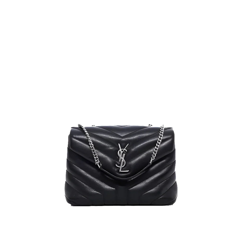 S@int L@urent Sac bandoulière Loulou Small Saint Laurent Matelassé Noir