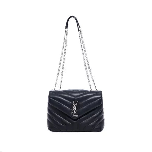 S@int L@urent Sac bandoulière Loulou Small Saint Laurent Matelassé Noir